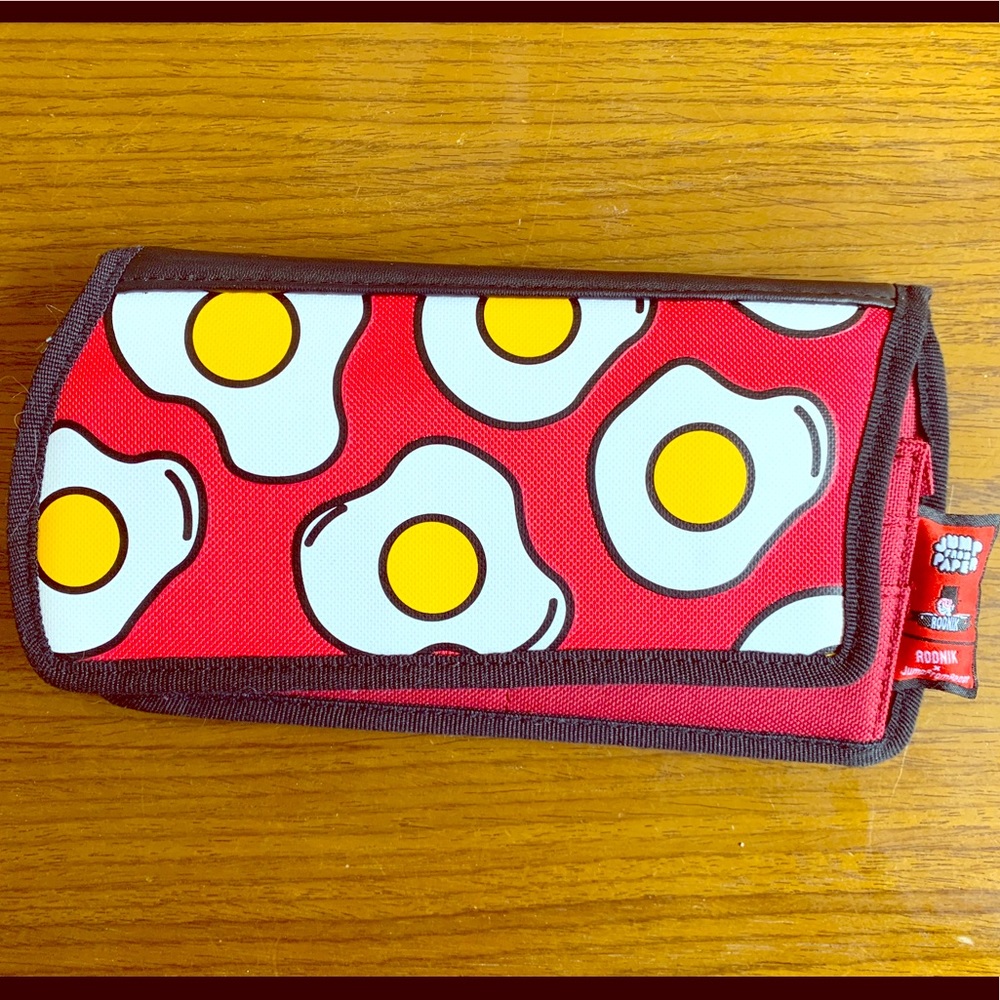 Jump From Paper Large Wallet: Egg Print